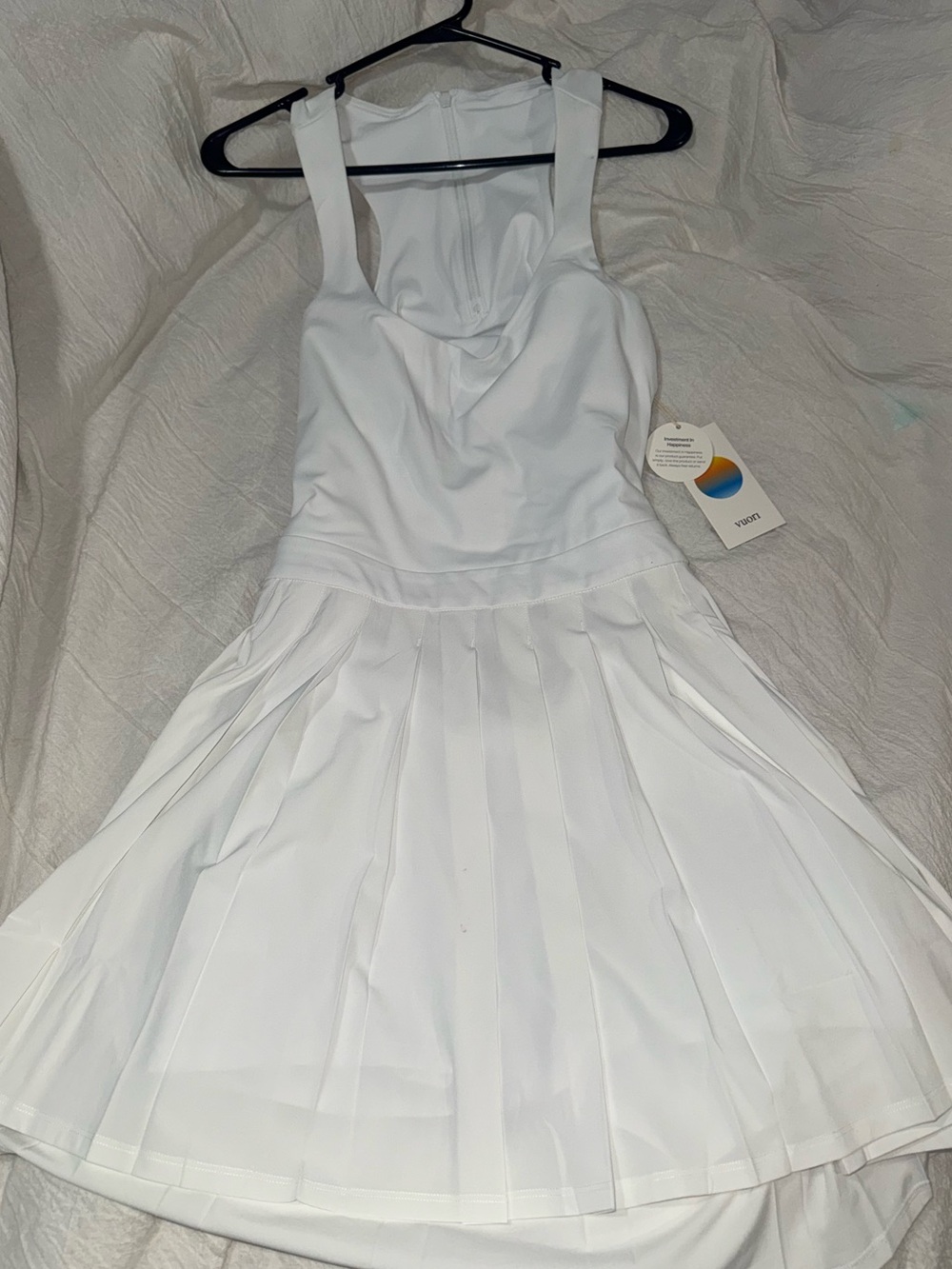 Vuori white tennis dress